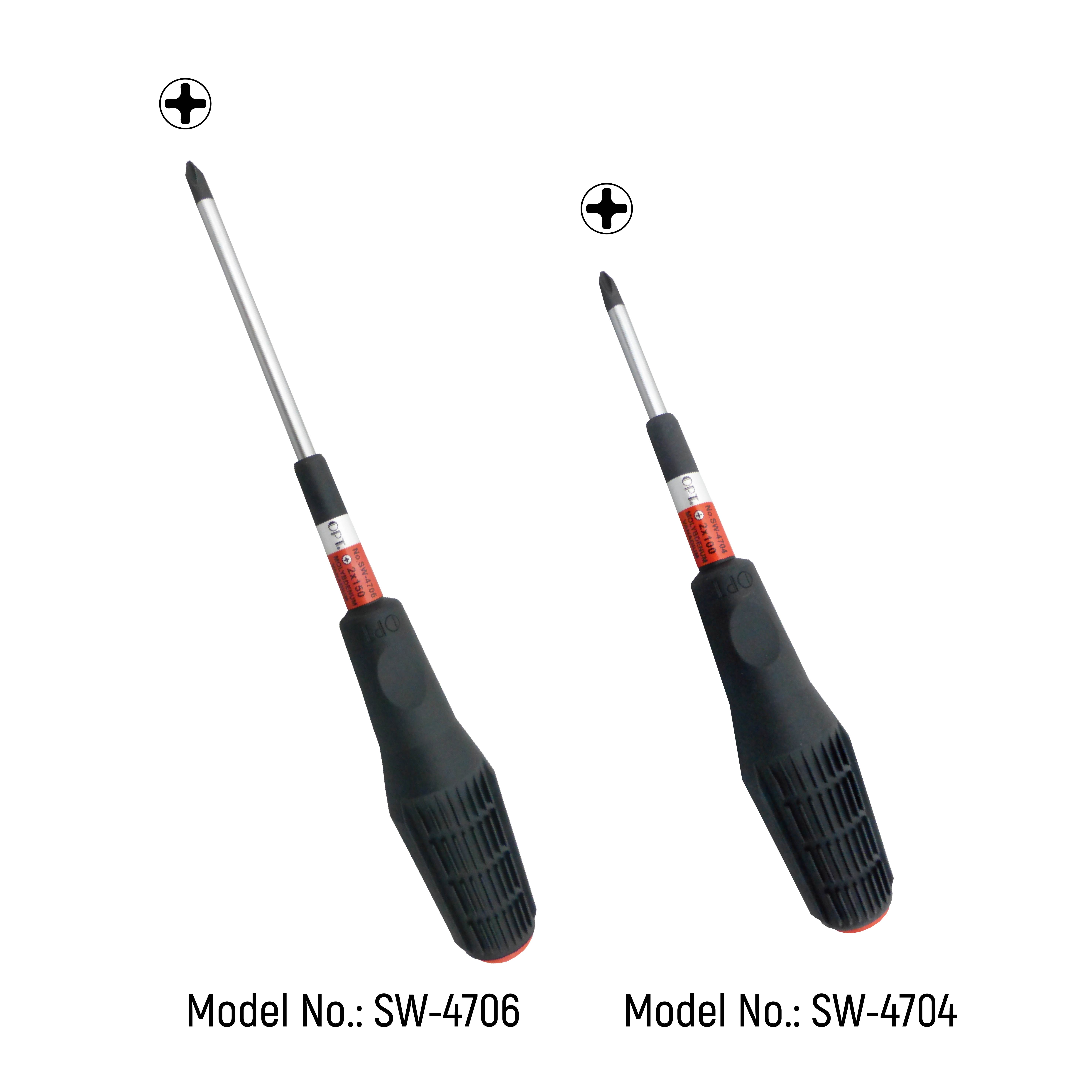 SCREWDRIVERS WITH TPR HANDLES