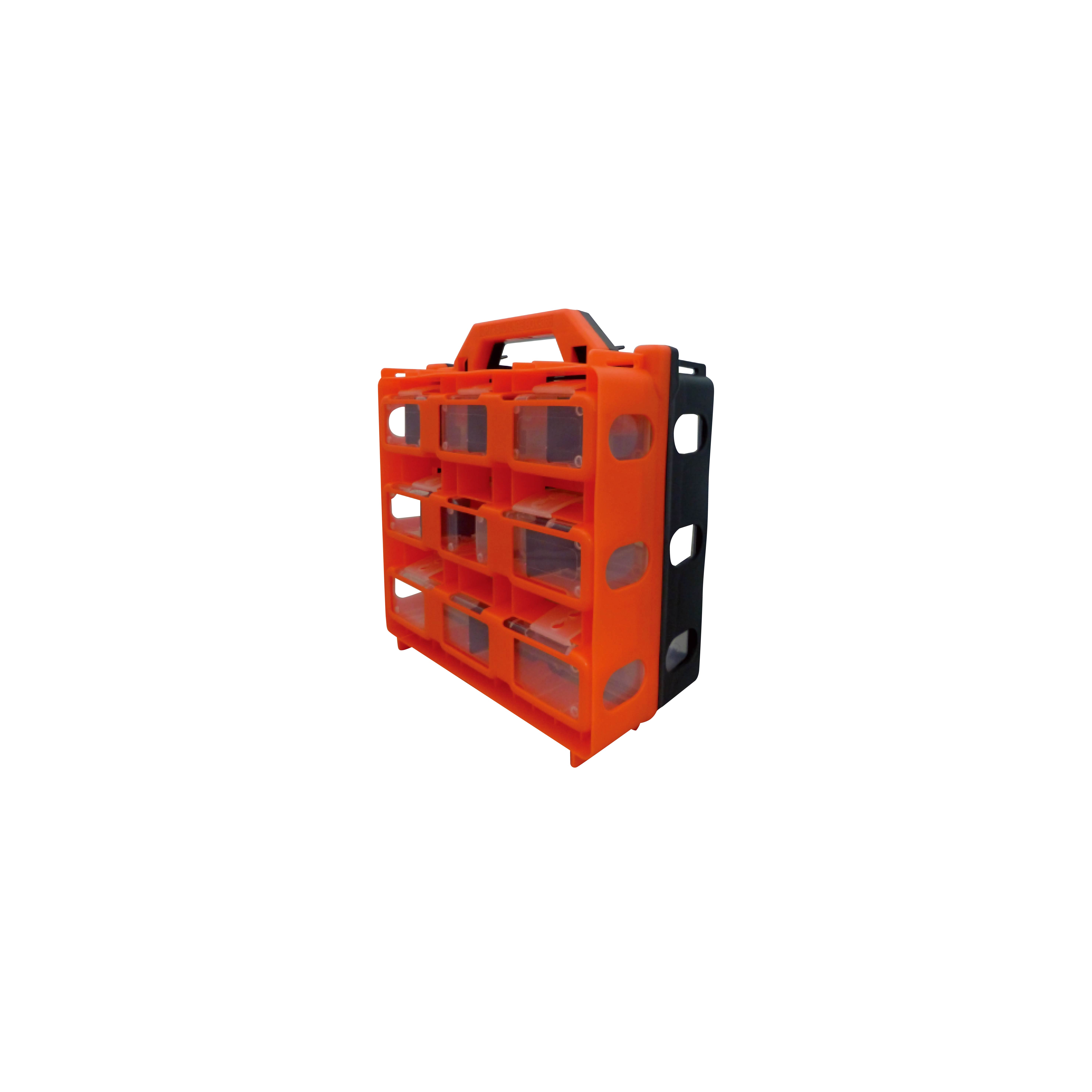 PORTABLE STORAGE BOX WITH DOUBLE BUCKLED CLIP